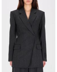 Alexander Wang - Double-Breasted Wool Blazer - Lyst