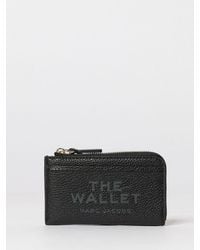 Marc Jacobs - The Top Zip Multi Grained Leather Wallet - Lyst