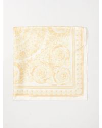 Versace - Foulard De Seda Con Estampado Barroco - Lyst