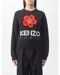 KENZO - Boke Flower Sweater In Wool - Lyst