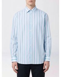JW Anderson - Striped Cotton Shirt With French Collar And Long Sleeves - Lyst