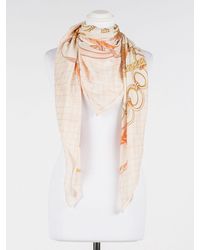 Twinset - Viscose Scarf With Chain Print - Lyst