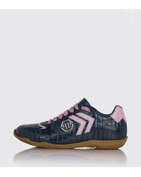 Philipp Plein - Pit-$Top Crocodile Print Leather Sneakers - Lyst