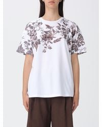 Liu Jo - Floral Cotton T-Shirt - Lyst