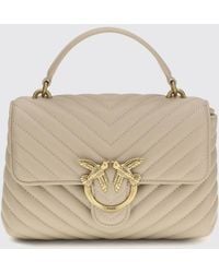 Pinko - Lady Love Bag Puff Quilted Chevron Nappa - Lyst