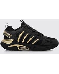 Philipp Plein - Leather And Mesh Sneakers - Lyst