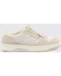 Axel Arigato - Clay Low Top Leather And Suede Sneakers With Mesh Inserts - Lyst