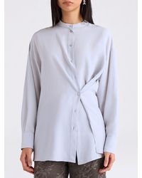 Momoní - Momon&Igrave Silk Blend Shirt - Lyst