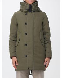 Peuterey - Kasa Ki Water-Repellent Knee-Length Parka With Fur Collar - Lyst
