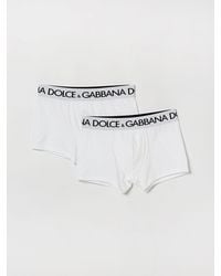 Dolce & Gabbana - Dolce &Amp Gabbana Slim Fit Stretch-Cotton Boxer Briefs With Logo Waistband - Lyst