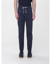 Eleventy - Slim Fit Cotton Blend Trousers - Lyst