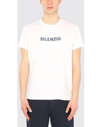 Aspesi - Cotton T-Shirt With Slogan - Lyst