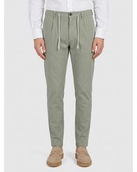 Eleventy - Cotton Blend Trousers - Lyst
