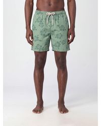 MC2 Saint Barth - Graphic Print Polyester Swim Shorts - Lyst