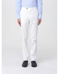 Brunello Cucinelli - Cotton Chino Trousers - Lyst
