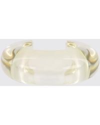 Lizzie Fortunato - Resin Bangle Bracelet With Rigid And Rounded Design - Lyst