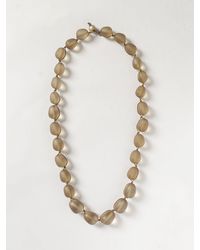 Emporio Armani - Frosted Resin Necklace - Lyst