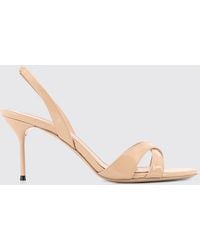 Paris Texas - Patent Leather Stiletto Heel Slingback Sandals - Lyst