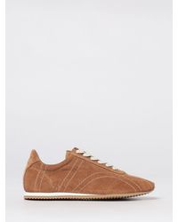 TOTEME - Flex Quilted Suede Sneakers - Lyst