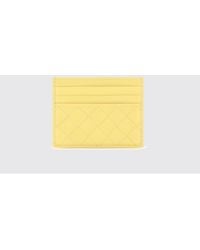 Bottega Veneta - Flat Woven Nappa Calfskin Card Holder With 7 Slots - Lyst