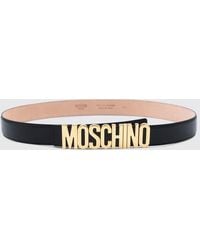 Moschino - Leather Belt - Lyst