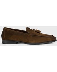 Doucal's - Suede Loafers With Tassels - Lyst
