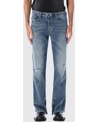DIESEL - 1980 D-Eeper Slim Fit Mid-Rise Distressed Denim Jeans - Lyst