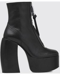 Marc Jacobs - The Gigi Leather Platform Ankle Boots With High Heel - Lyst