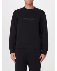 Emporio Armani - Crew Neck Sweatshirt With Logo - Lyst