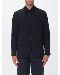Emporio Armani - Single-Breasted Polyester Blazer - Lyst