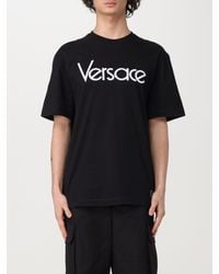 Versace - T-shirt con ricamo - Lyst