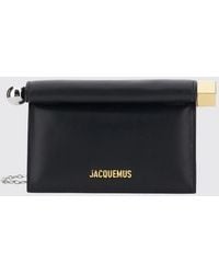 Jacquemus - Rond Carré Mini Smooth Leather Bag With Metallic Logo - Lyst