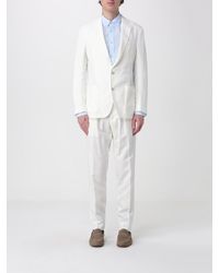 Eleventy - Single-Breasted Linen Blend Suit - Lyst