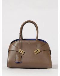 Ferragamo - Hug M Leather Bag - Lyst