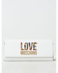 Love Moschino - Clutch in pelle sintetica - Lyst