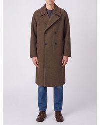 Lemaire - Long Double-Breasted Coat - Lyst