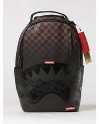 Sprayground - Checkerboard Pattern Coated Cotton Backpack With Laptop Pocket - Lyst