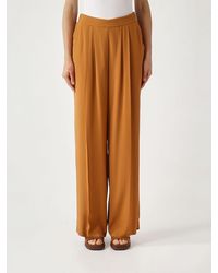 Maliparmi - Viscose Palazzo Trousers - Lyst
