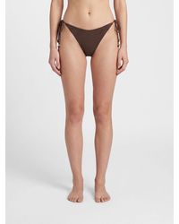 Jacquemus - Mid-Rise Bikini Bottoms With Adjustable Side Ties - Lyst