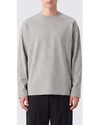 Jil Sander - Relaxed Fit Long-Sleeved Cotton T-Shirt With Logo - Lyst