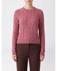 Michael Kors - Schmal Geschnittener Pullover Mit Rundhalsausschnitt Aus Alpakawollmischung Und Gesticktem Logo - Lyst