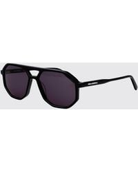 KARL LAGERFELD - Irregular Acetate Sunglasses With Double Bridge - Lyst
