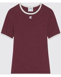 Courreges - T-Shirt Femme - Lyst
