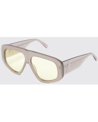 The Attico - Milano Flared Aviator Acetate Sunglasses - Lyst