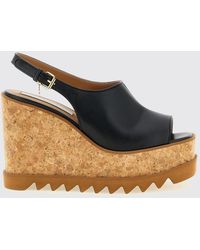 Stella McCartney - Sneak-Elyse Wedge Sandals - Lyst