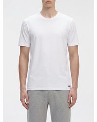 HUGO - Set Of Two Cotton T-Shirts With Contrast Logo And Crew Neck - Lyst