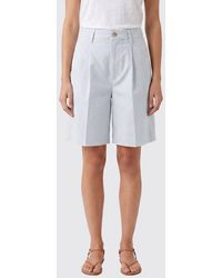 Woolrich - Linen Blend Shorts - Lyst