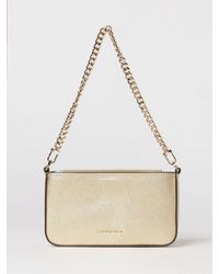 Michael Kors - Bryant Small Laminated Grained Leather Pouch - Lyst