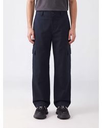Balenciaga - Wide-Leg Cotton Cargo Trousers - Lyst