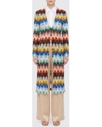 Missoni - Zig-Zag Lurex Viscose Blend Cardigan - Lyst